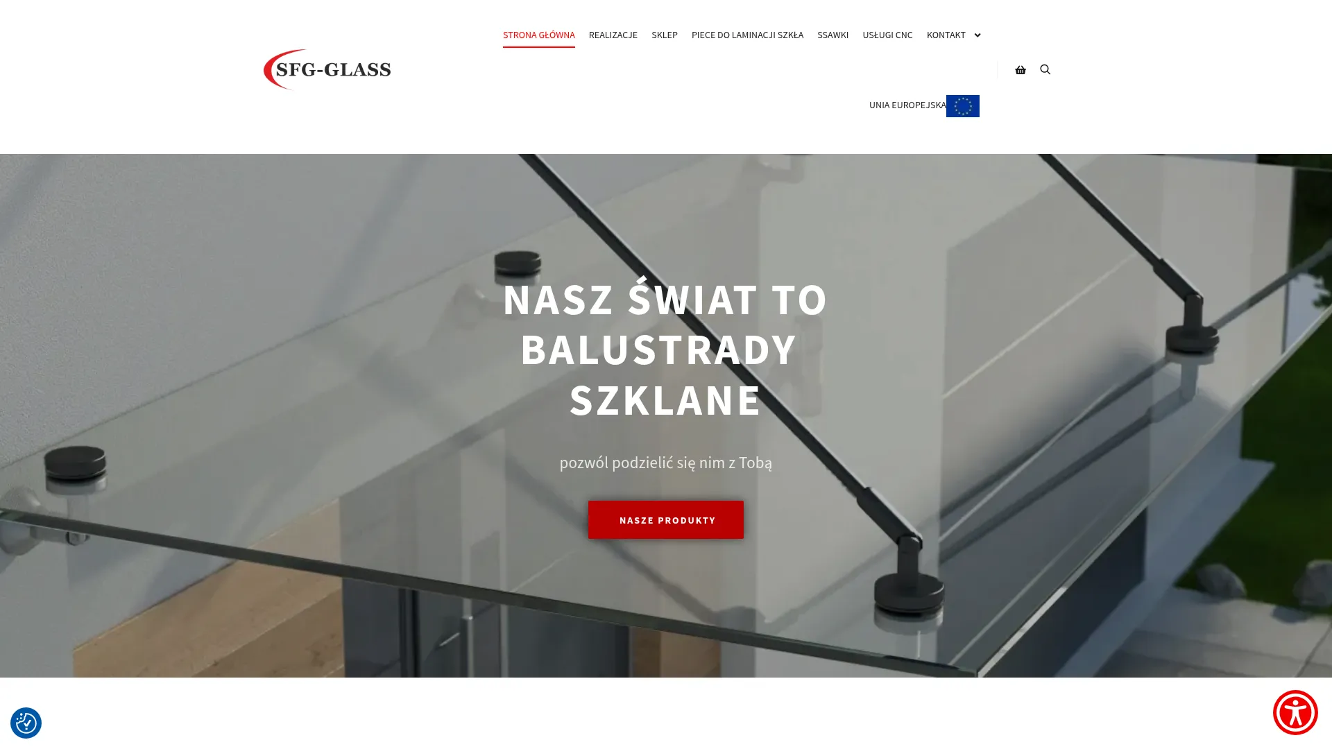 Screenshot of sfgglass.pl