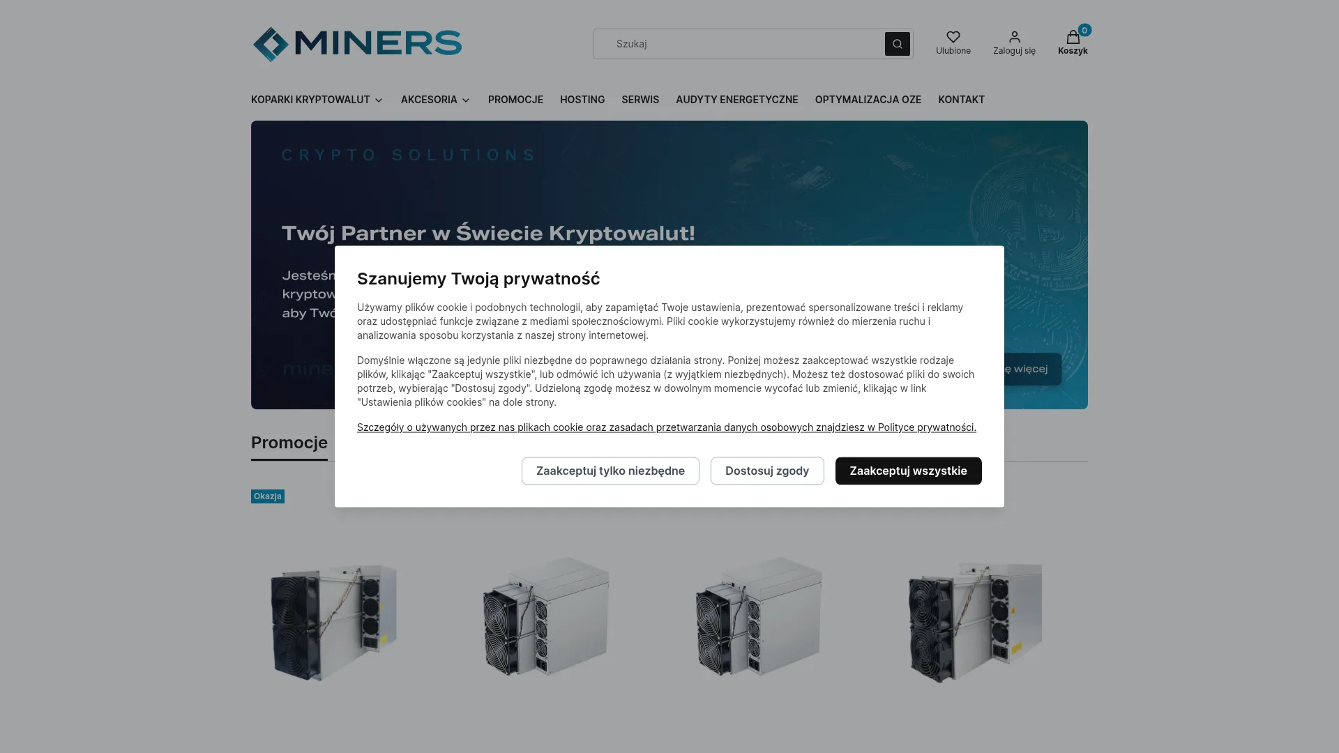 Screenshot of miners.pl