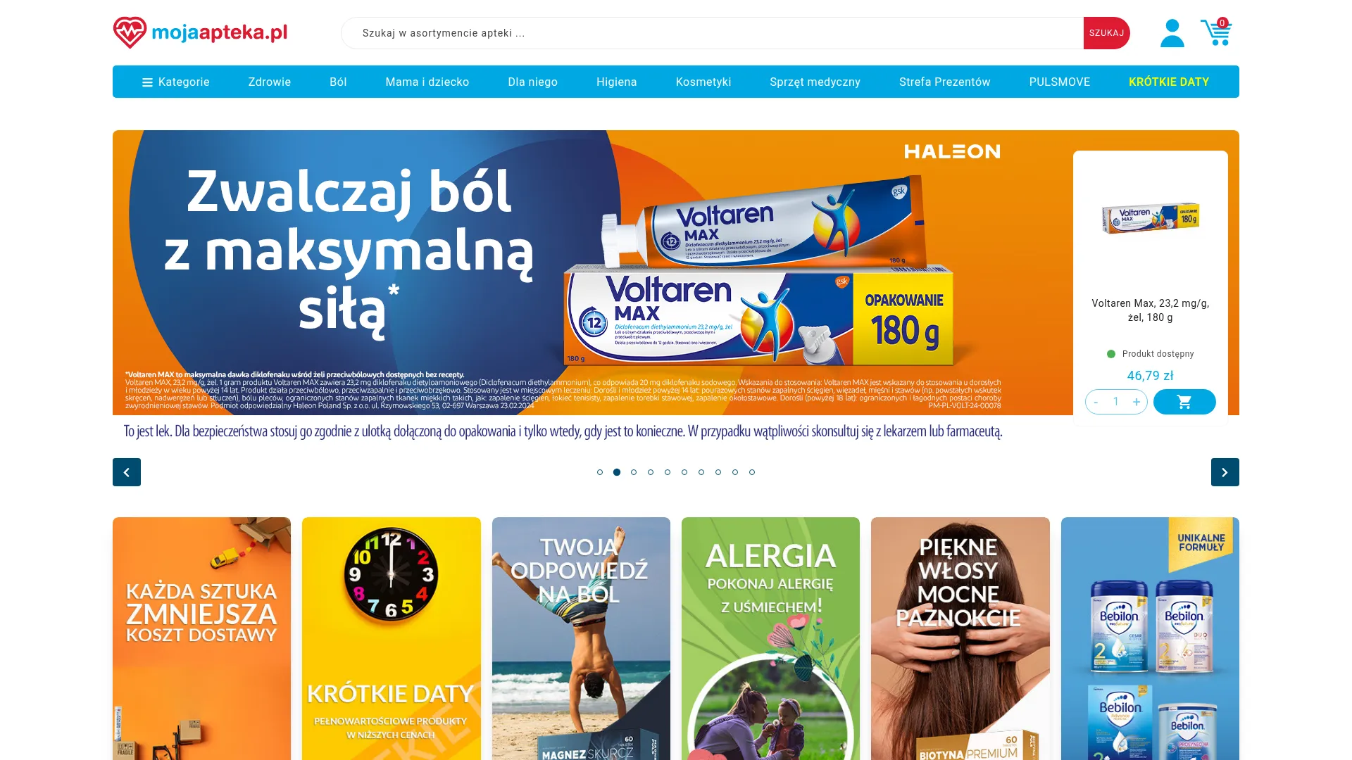 Screenshot of mojaapteka.pl