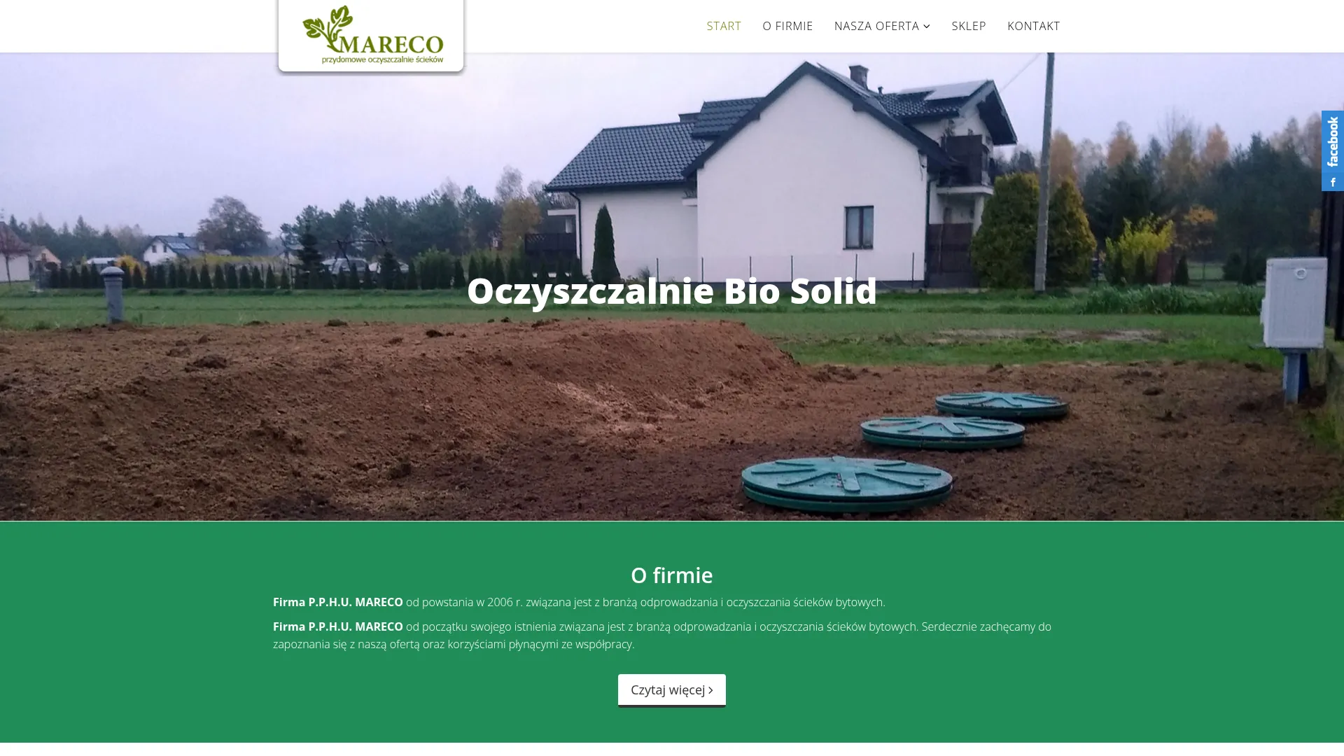 Screenshot of mareco.com.pl
