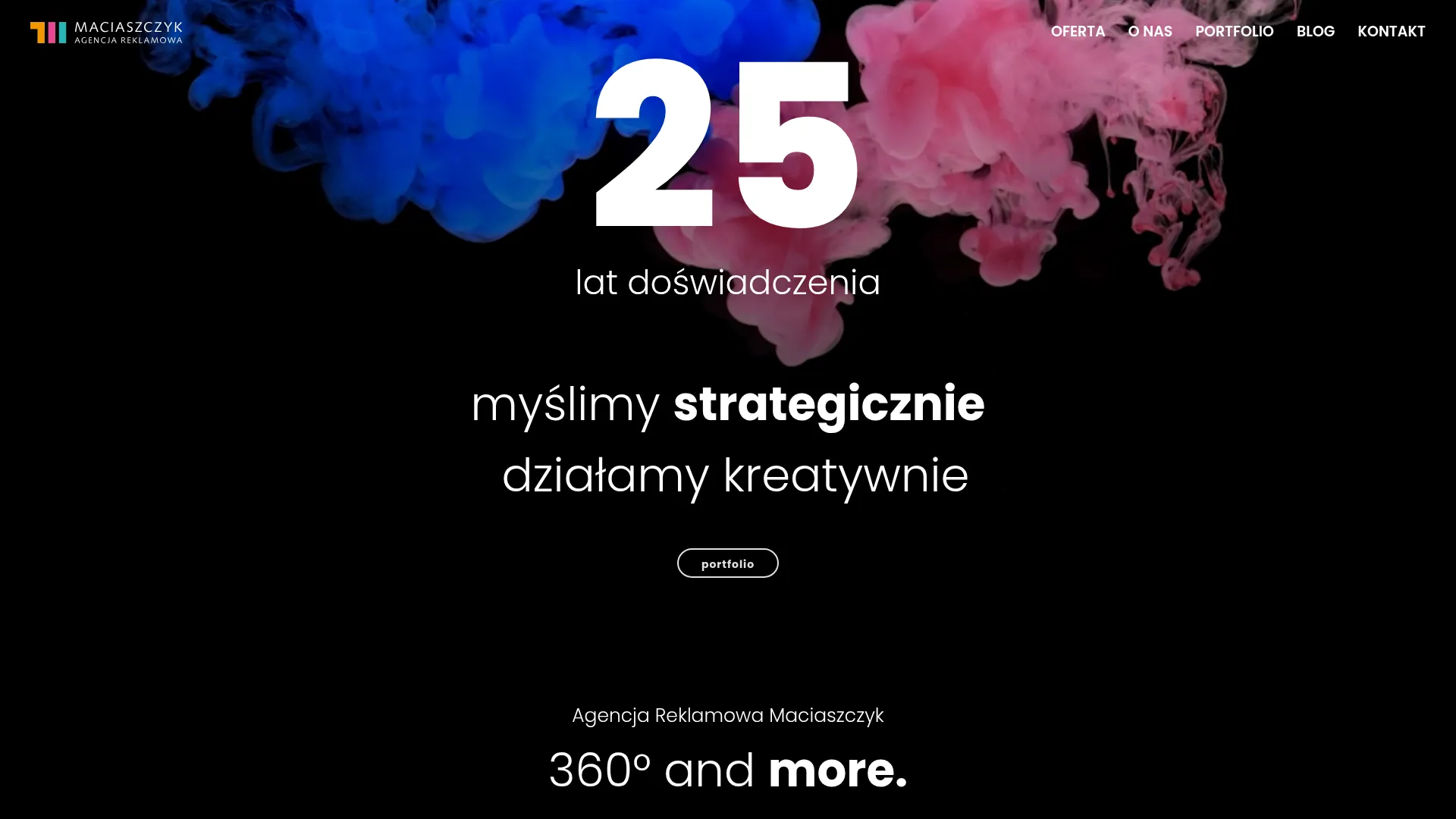 Screenshot of maciaszczyk.pl